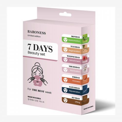 Baroness 7 Days Beauty Mask Set zestaw 7 szt.