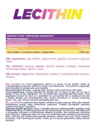 Allnutrition Lecytyna 1200 mg 90 kap