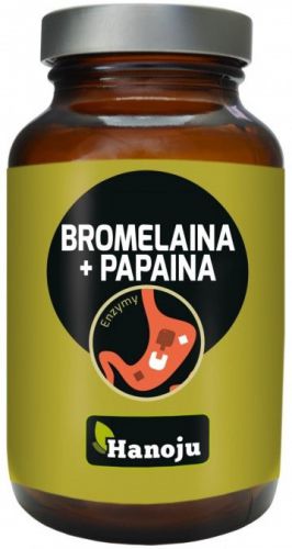 Hanoju Bromelaina  Papaina 500 mg 90 K trawienie