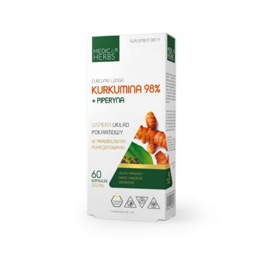 Medica Herbs Kurkumina + piperyna 60 k