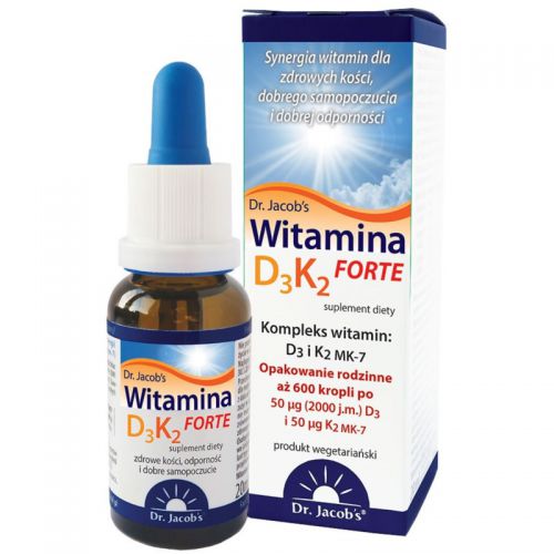 Dr Jacobs Witamina D3 K2 Forte 20 Ml