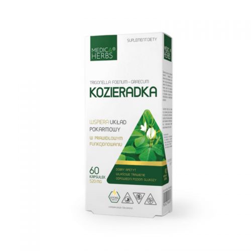 Medica Herbs Kozieradka 520 mg 60 kap