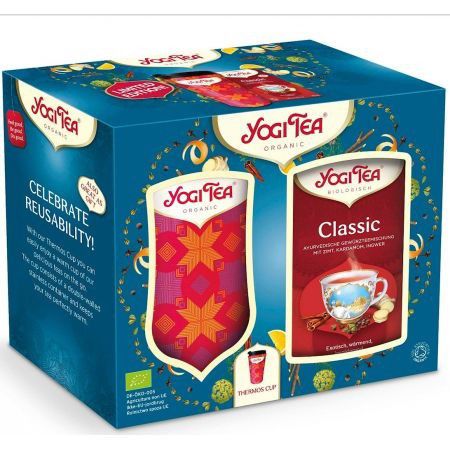 Yogi Tea Kubek termiczny w zestawie z herbatą