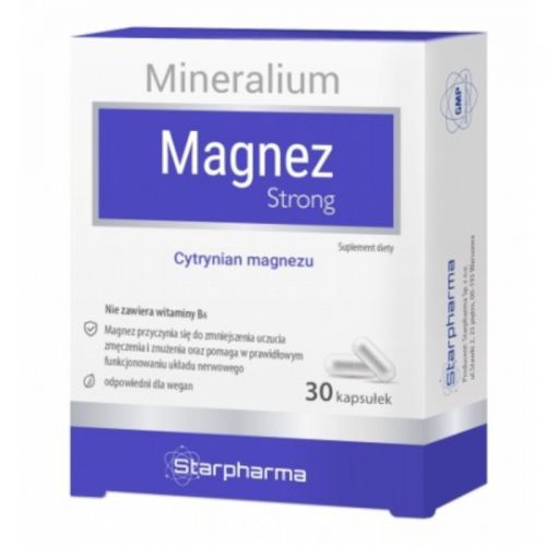 Starpharma Mineralium Magnez Strong 30 k cytrynian