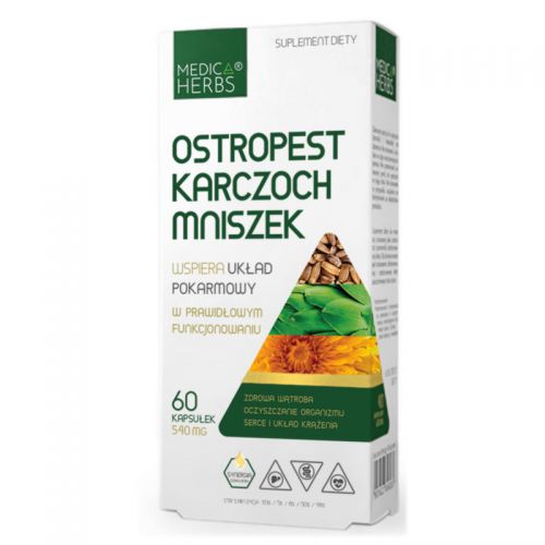 Medica Herbs Ostropest Karczoch Mniszek 60 k