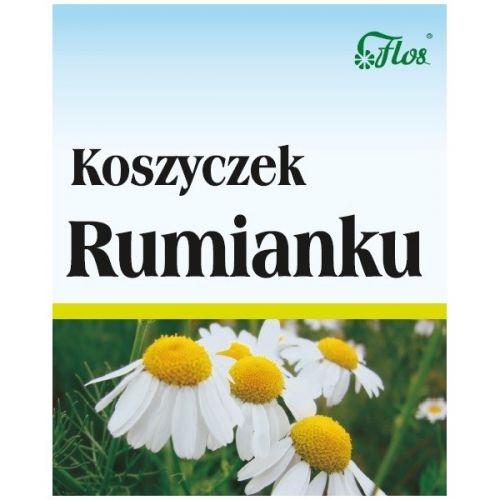 Flos Koszyczek Rumianku 50G Wspiera Trawienie