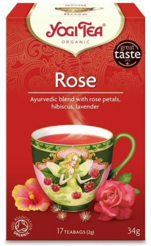 Yogi Tea Herbata Rose Bio 17X2G Różana