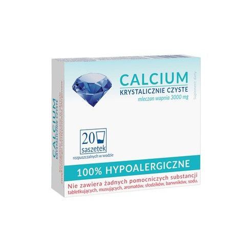 Uniphar Calcium Krystalicznie Czyste 20 saszetek