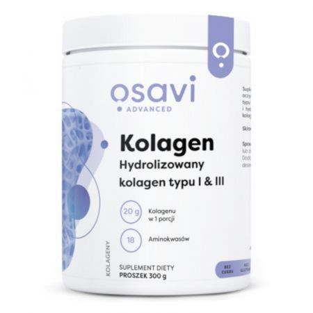 Osavi Kolagen Hydrolizowany Typu I & III 300 g