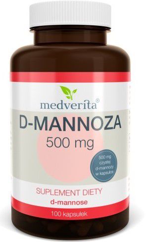 Medverita D-Mannoza 500 mg 100 K pęcherz moczowy