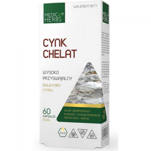 Medica Herbs Cynk Chelat 60 k