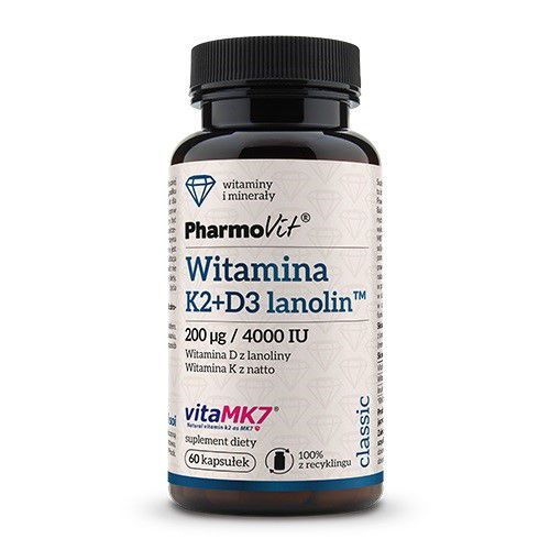 Pharmovit Witamina K2 MK7+ D3 4000 60 kap