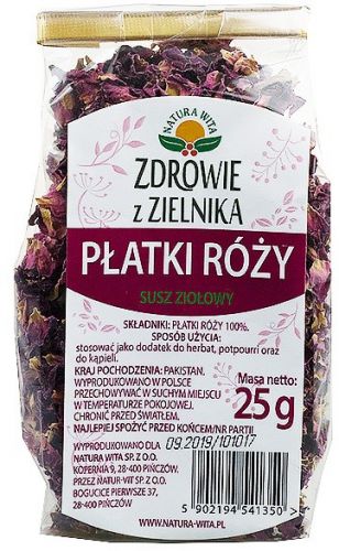 Natura Wita Płatki Róży 25G