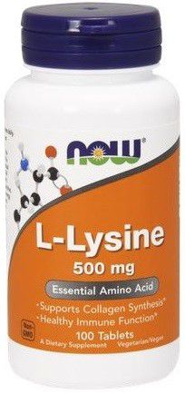 Now Foods L-Lizyna 500Mg 100 T