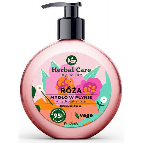Herbal Care Róża Mydło w płynie 400 ml