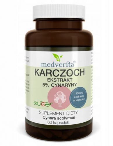 Medverita Karczoch ekstrakt 5% z cynaryny 120 kap