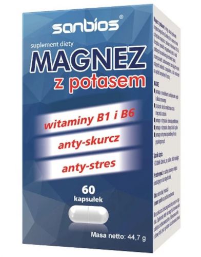 Sanbios Magnez Z Potasem 60 T