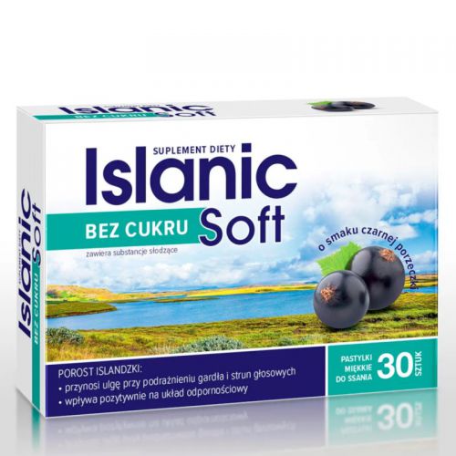 Islanic Soft bez cukru 30 p porost islandzki
