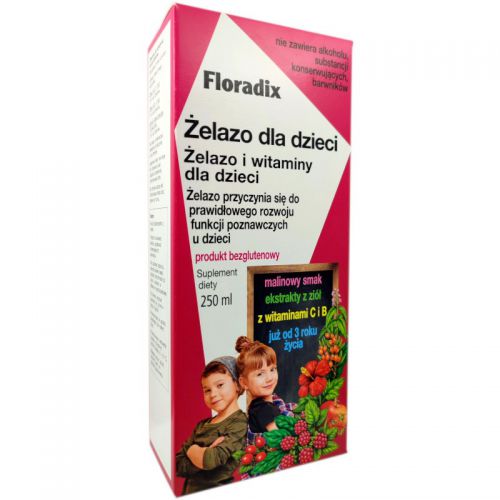 Zioło-Piast Floradix Żelazo dla dzieci 250 ml