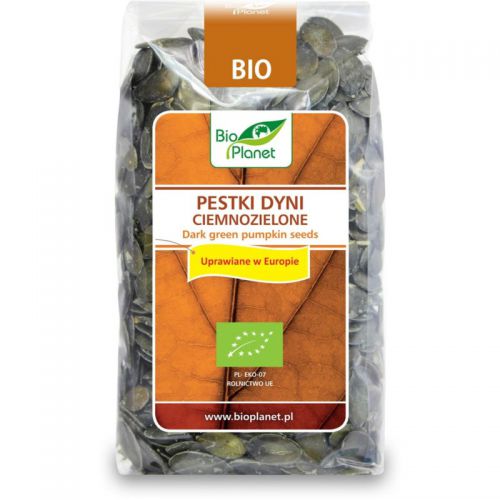 BIO PLANET Pestki dyni ciemnozielone u.w EBIO 350g