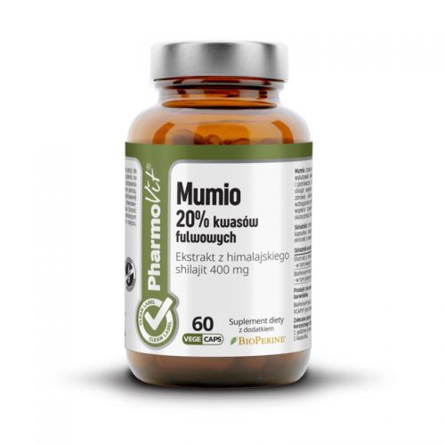Pharmovit Clean Label Mumio 20 % Kwasów fulwowych