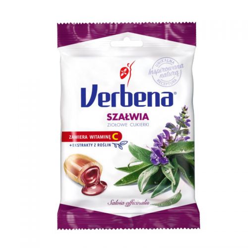 Verbena Szałwia cukierki ziołowe 60g